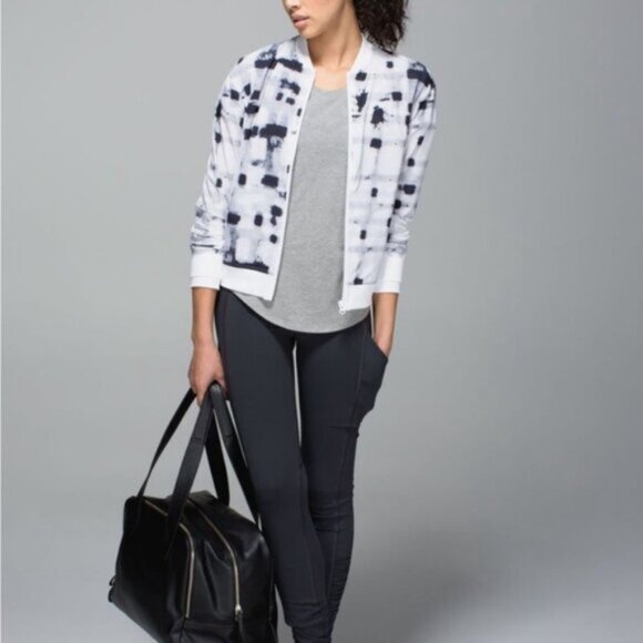 Lululemon Noir Jacket IIGhost Weave White Black / White - Picture 14 of 14